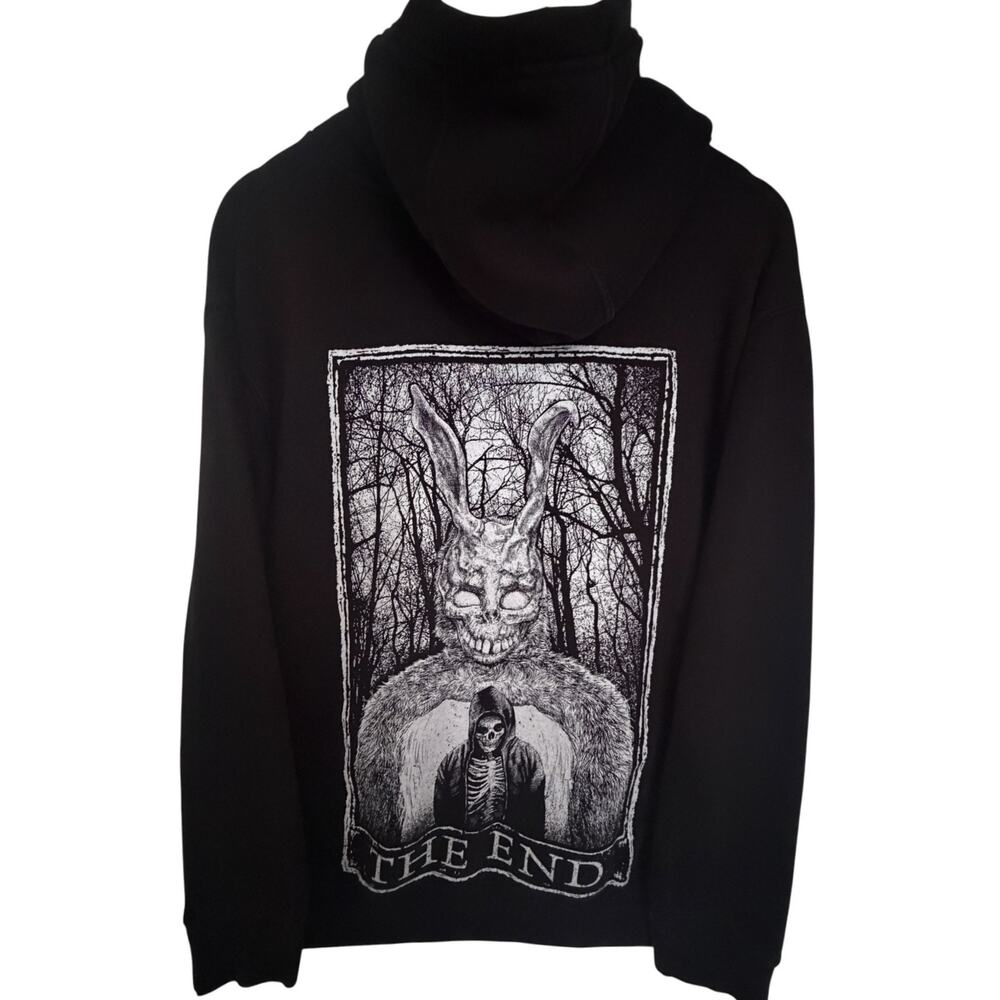 Lurking Class Mortus Viventi Graphic Hoodie Men's M Black Skull Gothic
